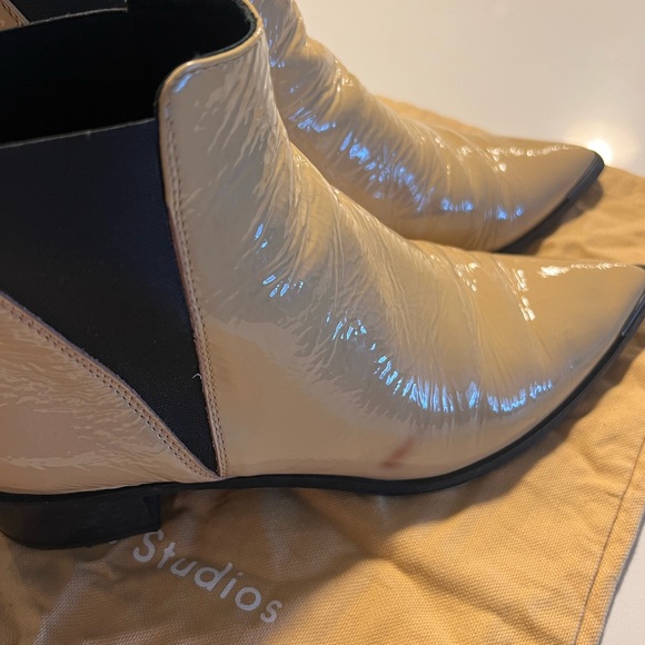 Acne Studios Patent Boots - Picture 11 of 12